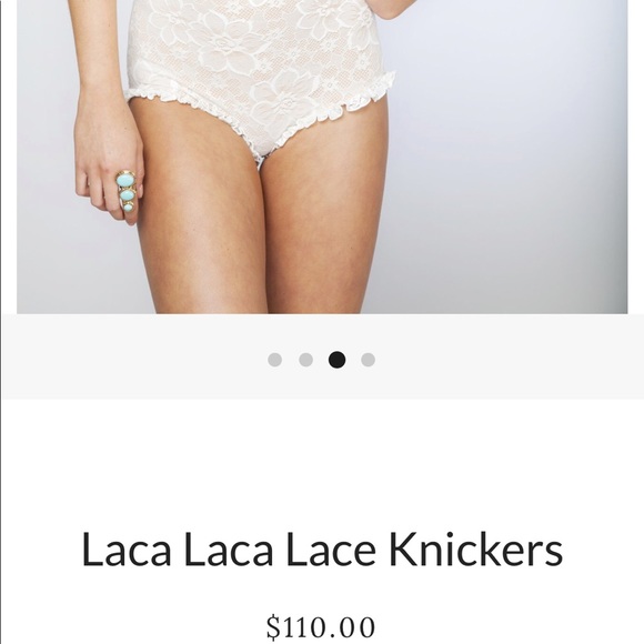 Lace high waisted bottoms - Picture 2 of 4